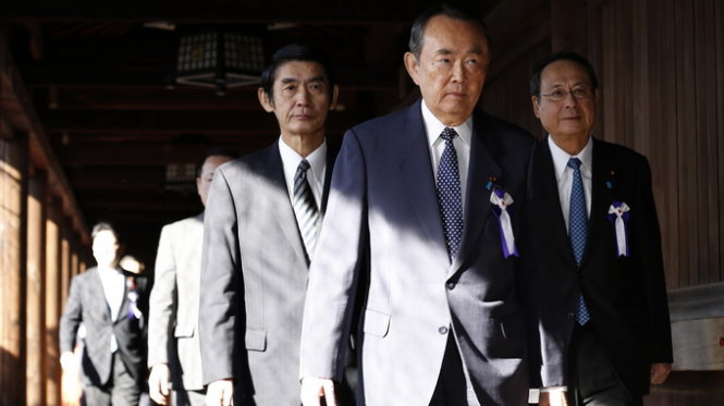 ส.ส ญี่ปุ่นกว่า 100 คนเดินทางไปศาลเจ้ายาสุคูนิ